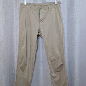 Rhone Commuter Pants Slim Khaki Stretch Chino Mens 33x29 Performance Office